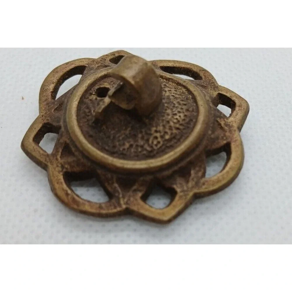 Antique Knobs Pull, Antique Bronze Ring Pull Handles for Dresser Drawers